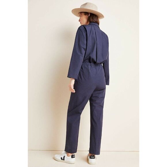 NEW ANTHROPOLOGIE X VELVET GRAHAM & SPENCER Sz S JOSEPHINE UTILITY JUMPSUIT - Picture 2 of 5